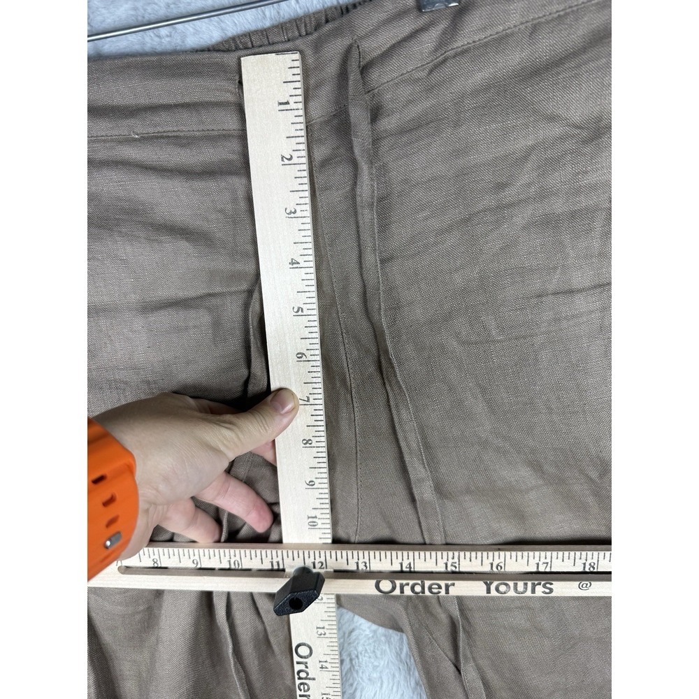 IXIMO‎ Womens Pants Size S Linen Tapered Capsule Resort Pockets Coastal Coastal - Picture 6 of 10